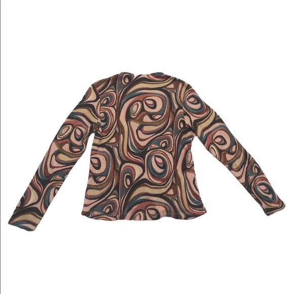 Groovy Swirled True Vintage Cardigan - Picture 3 of 3